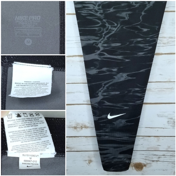 Nike Pro Dri-Fit Women's Mid-Rise Cropped Leggings Size Medium - Picture 4 of 6